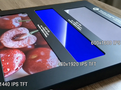 긴 스트립 IPS TFT 디스플레이