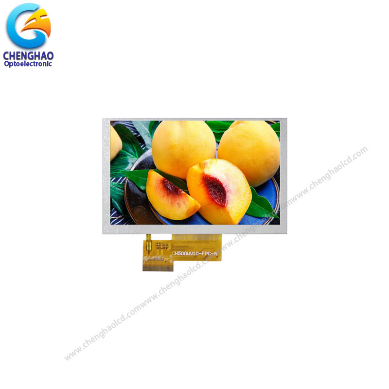 5 Inch Hight Brightness Color LCD Screen 800x480 1200 Nits 40pin LCD Display Module
