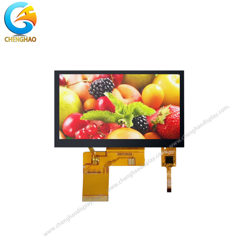 Capacitive Small LCD Module 40pin CTP 4.3 Inch TFT LCD Display