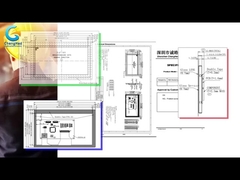 ODM 7인치 용량 LCD 터치 스크린 50핀 MCU 인터페이스 800x480 TFT 디스플레이 모듈
