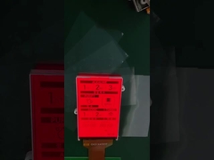 FPC 연결관 52.2*91.1mm 보기 지역 150 Cd/m2 광도를 가진 단색 LCD 패널