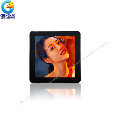 모든 블랙 효과 사각형 TFT 디스플레이 3.95인치 480x480 TFT LCD 용량 터치 스크린