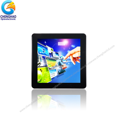 3.95 인치 사각형 터치 스크린 24 비트 RGB 모든 블랙 효과 480X480 TFT LCD 패널