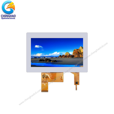 800x480 해상도 작은 LCD 터치 스크린 7.0 인치 24 비트 평행 RGB 인터페이스