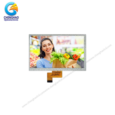 HD 7 인치 TFT LCD 모듈 RGB 1024X600 4 차선 MIPI 모든 시각 방향