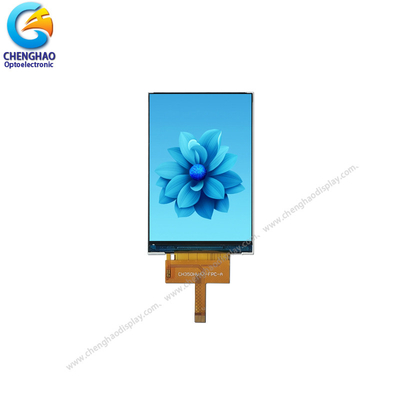 4선 8비트 SPI LCD 디스플레이 모듈 3.5 인치 HVGA 수직 화면 광 온도