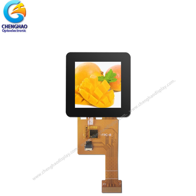 모든 시각 방향 IPS LCD 디스플레이 4선 8비트 SPI 인터페이스 1.54' 작은 LCD 화면