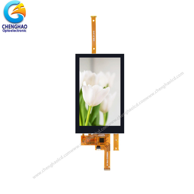 WVGA 작은 LCD 터치 스크린 4.3인치 모든 관점 IPS TFT 디스플레이