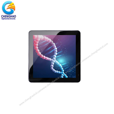 모든 블랙 효과 사각형 터치 LCD 디스플레이 3.95 인치 TFT LCD 용량 터치 스크린