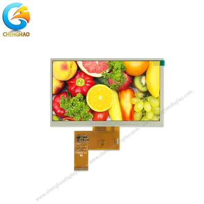 800x480 결의안 7은 TFT LCD 디스플레이 24 비트 병렬 RGB 인터페이스로 조금씩 움직입니다