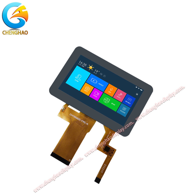 24 비트 병렬 RGB 4.3 인치 LCD 디스플레이 480x272 화소 50은 TFT LCD 디스플레이를 고정합니다