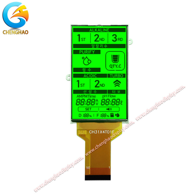 50 핀 모노크롬 LCD 패널 FPC 1/4 Duty 1/3 Bias 드라이브 방법 녹색 백라이트