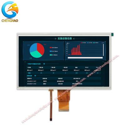 풀 컬러 터치 디스플레이 LCD 모듈 Tft HDMI 인터페이스 50000h 수명 10.1 인치