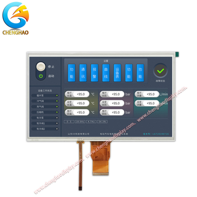 Tft 1500cd/M2 고 밝기 LCD 디스플레이 모듈 10.1 인치 80/80/80/80 볼 각