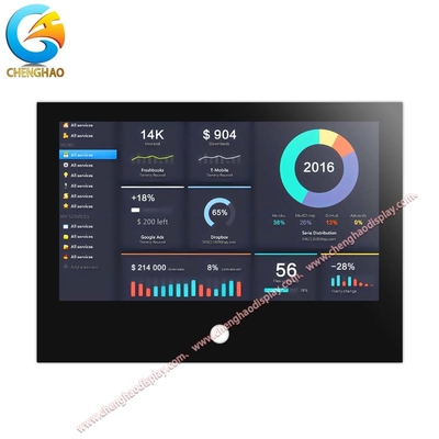 10.1인치 LCD 터치 스크린 디스플레이 1024x600 해상도 LVDS 인터페이스