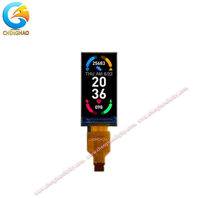 0.96인치 IPS TFT LCD 디스플레이 80x160 해상도 11핀 FPC