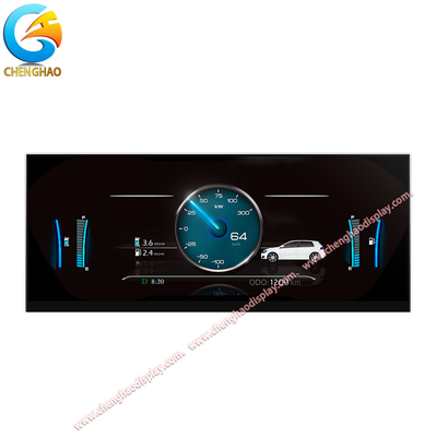 1920x720 스트레칭 바 LCD 디스플레이 자동차 오도미터 12.3 인치