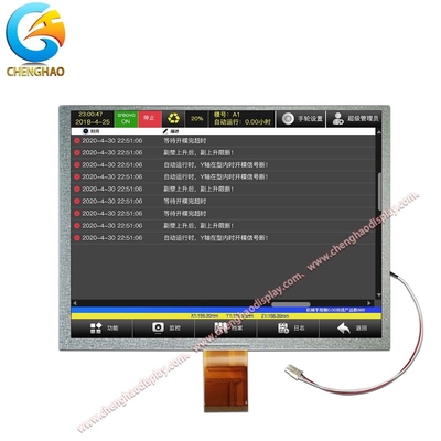 10.4인치 TFT LCD 디스플레이 16M 컬러 800x600 해상도 LCD 제조업체