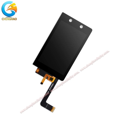 ST7701 드라이버 IC 500 Cd/M2 4.3 인치 IPS TFT LCD 디스플레이 터치 패널 애플리케이션