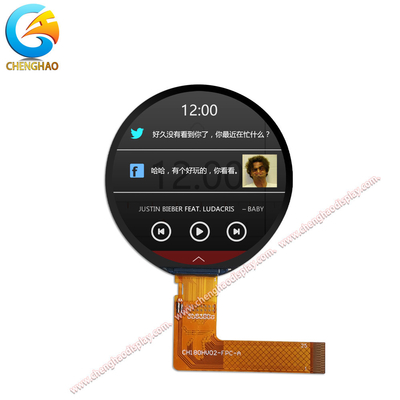 1.8 인치 원형 TFT LCD 360x360 해상도 85/85/85/85 자유 관점