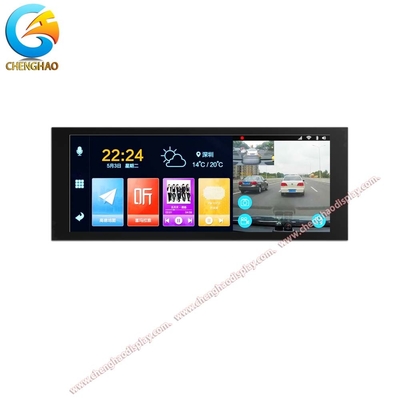 6.86인치 TFT LCD 용량 터치 스크린 16M 컬러 1280*480 픽셀 사용자 지정 TFT LCD