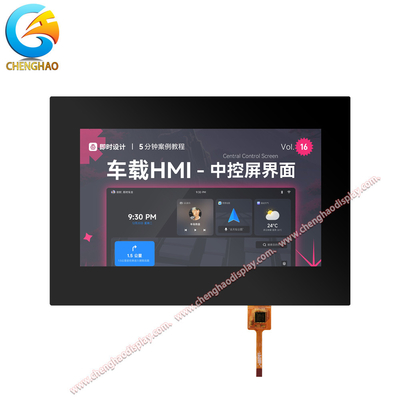 산업용 TFT LCD 용량 터치 스크린 1024x600 점 7인치 16M 컬러 TFT 모듈