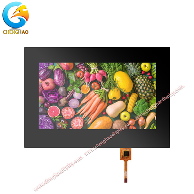 고 밝기 LCD 디스플레이 모듈 7인치 1024 600 컬러 Tft 용량 터치