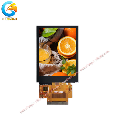 2.8인치 IPS LCD 디스플레이 모듈 TFT LCD 용량 터치 스크린 넓은 온도 범위 내구성 디자인