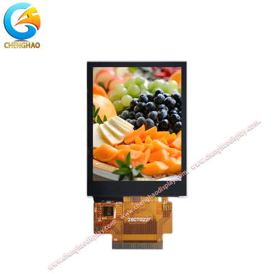 2.8 인치 TFT LCD 디스플레이 고급 용량 터치 패널과 함께 작은 LCD 터치 스크린