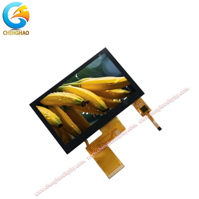 4.3인치 IPS LCD 디스플레이 넓은 시각 각 TFT LCD 용량 터치 스크린 24비트 평행 RGB 인터페이스 및 터치 패널 인터페이스