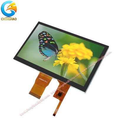 태양광 가독성 Tft LCD 터치 스크린 1000cd/M2 7인치 고 밝기 컬러 디스플레이