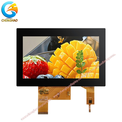 800 480 픽셀 수평 디스플레이 7인치 용량 터치