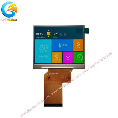 3.5인치 IPS TFT LCD 디스플레이 모듈 640x480 SPI 고휘도 산업용 HMI
