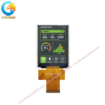 2.8인치 IPS TFT LCD 디스플레이 모듈 240x320 QSPI 300 니트 산업용 HMI용