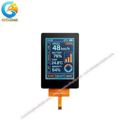 CH350HV47C-L 3.5인치 320x480 IPS TFT LCD 디스플레이 모듈 (SPI 및 두꺼운 유리 커버 포함)
