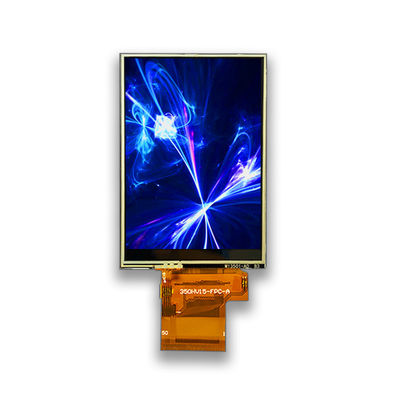 280cd/m2 3.5 인치 LCD 저항 터치 스크린 320*480 RGB 16 18 비트