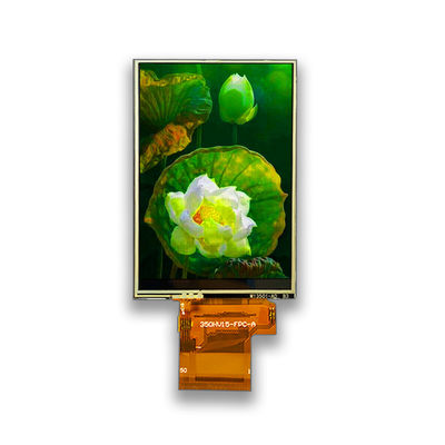 MCU 송신 240x320 LCD 터치 디스플레이 모듈 280cd/m2 6시