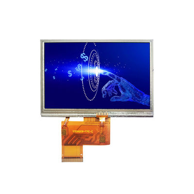 250nit 480x272 저항성 LCD 디스플레이 모듈 RGB 40 핀 4.3 인치