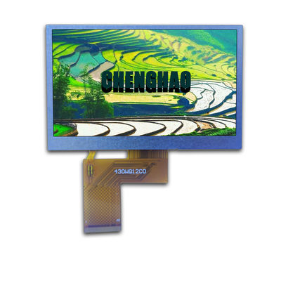 4.3in 800x272 작은 LCD 터치 스크린 IPS 송신 블랙 RGB