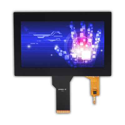 I2c Ctp 50 핀 TFT LCD 용량 터치 스크린 화이트 LED 24 비트 Rgb