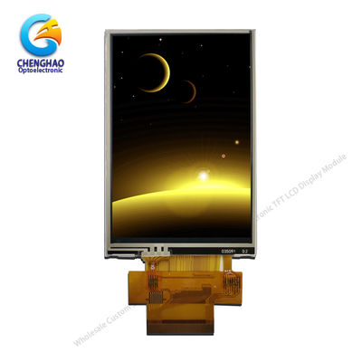 SPI RGB 320x480 Rtp 작은 LCD 터치 스크린 3.5 인치 Ips 280cd/m2