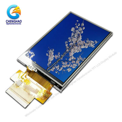 ISO9001 300cd/M2 Tft LCD 패널 스크린 얇은 필름 SPI MCU ST7789V