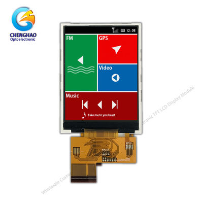 SPI MCU Rgb 300nits TFT LCD 스크린 2.8 