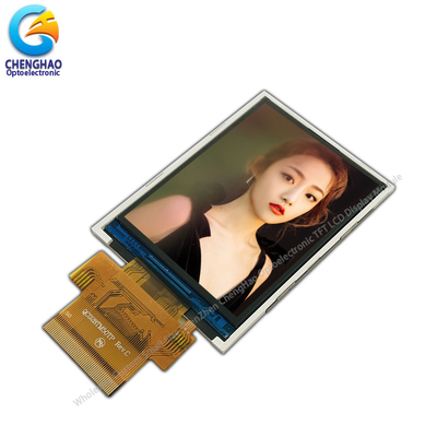 2.8인치 평면 240x320 RGB TFT LCD 디스플레이 SPI MCU 인터페이스