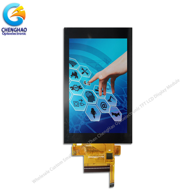 4.3인치 TFT NT35510 480*800 POS 머신용 작은 LCD 터치 스크린