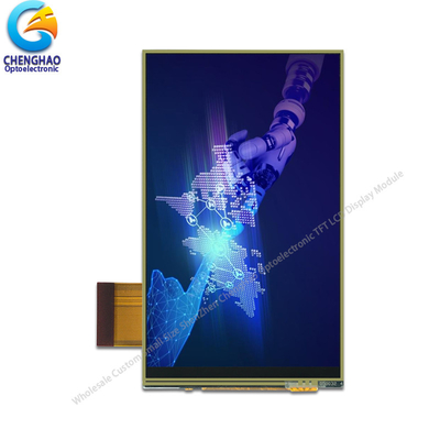 SPI 산업용 LCD 디스플레이 모니터 송신 24 비트 RGB 300cd/m2
